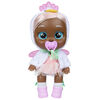 Cry Babies Kiss Me Daphne - 12" Baby Doll | Deluxe Blushing Cheeks Feature | Shimmery Changeable Outfit with Bonus baby bottle