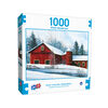 SureLox Puzzles - Winter Wonderland Collection - Red Barn - 1000 Pieces