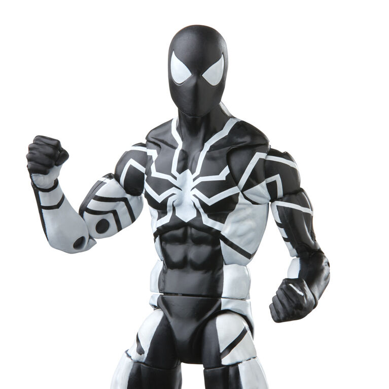 Marvel Legends Series Spider-Man 6-inch Future Foundation Spider-Man (Stealth Suit) Action Figure Toy, Includes 4 Accessories