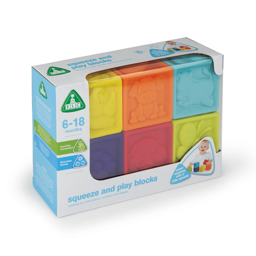 Early years squeak and stack blocks on sale