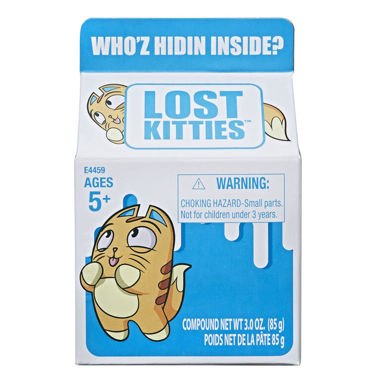 Lost Kitties Boîte surprise - Version anglaise - Les couleurs et les motifs peuvent varier.