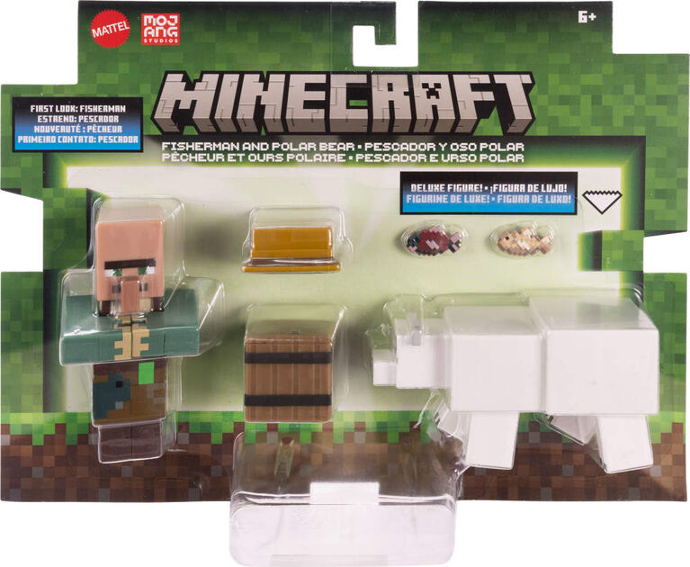 Minecraft Toys, 2-Pack of Action Figures, Gifts for Kids