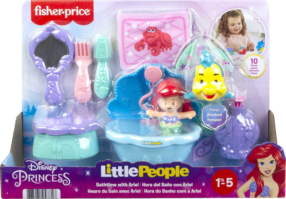Disney bathtime ariel sales doll