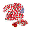 Strawberry Dress, Hat, and Shoes for 36cm Doll