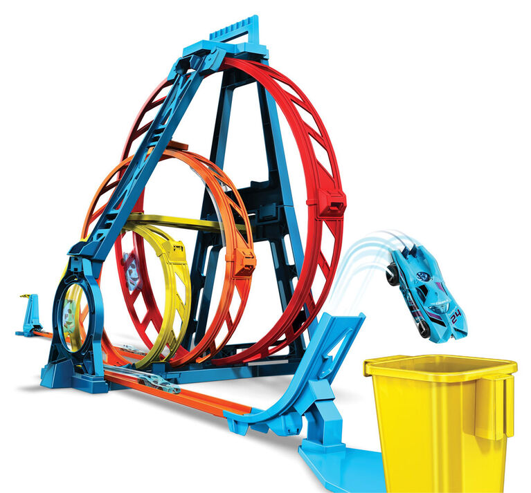 Hot Wheels Track Builder Unlimited Triple Loop Kit