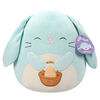 Squishmallows 7.5" Easter - Buttons Light Blue Bunny