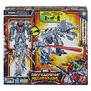 Marvel Mech Strike Mechasaurs 4.5" Ultron Primeval with T-R3X Mechasaur Action Figures, Super Hero Toys