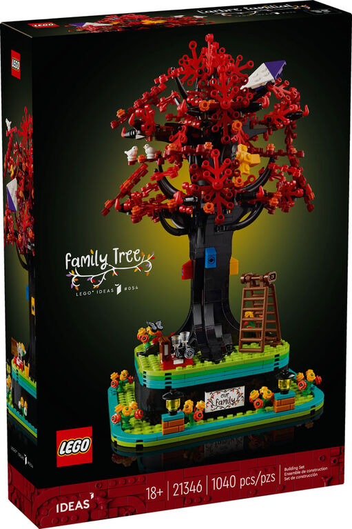 LEGO Ideas Family Tree Home Décor Building Set for Adults 21346
