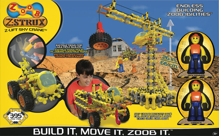ALEX ZOOB Z-Strux Lift Sky Crane