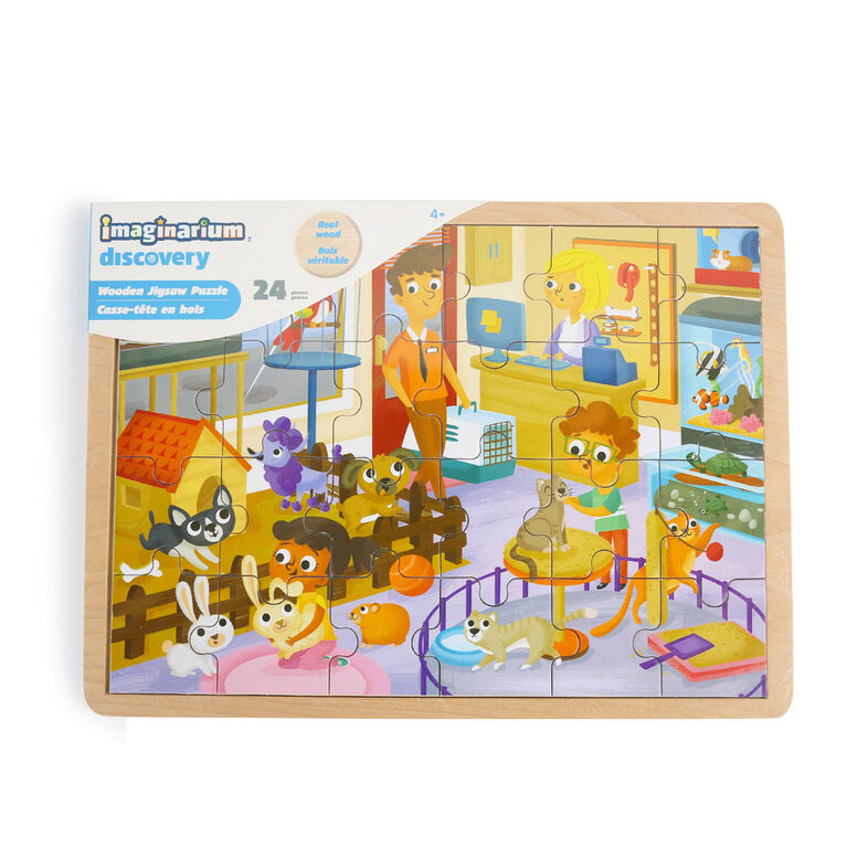 Imaginarium Discovery - Wooden Jigsaw Puzzle Assortment - Pet's Shop