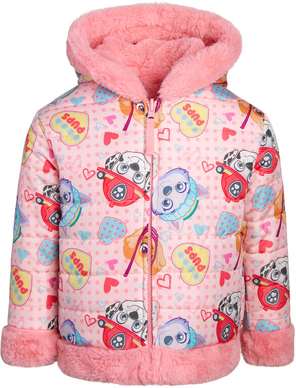 Paw Patrol - Reversible Jacket - Paw Patrol - Pink - 2T