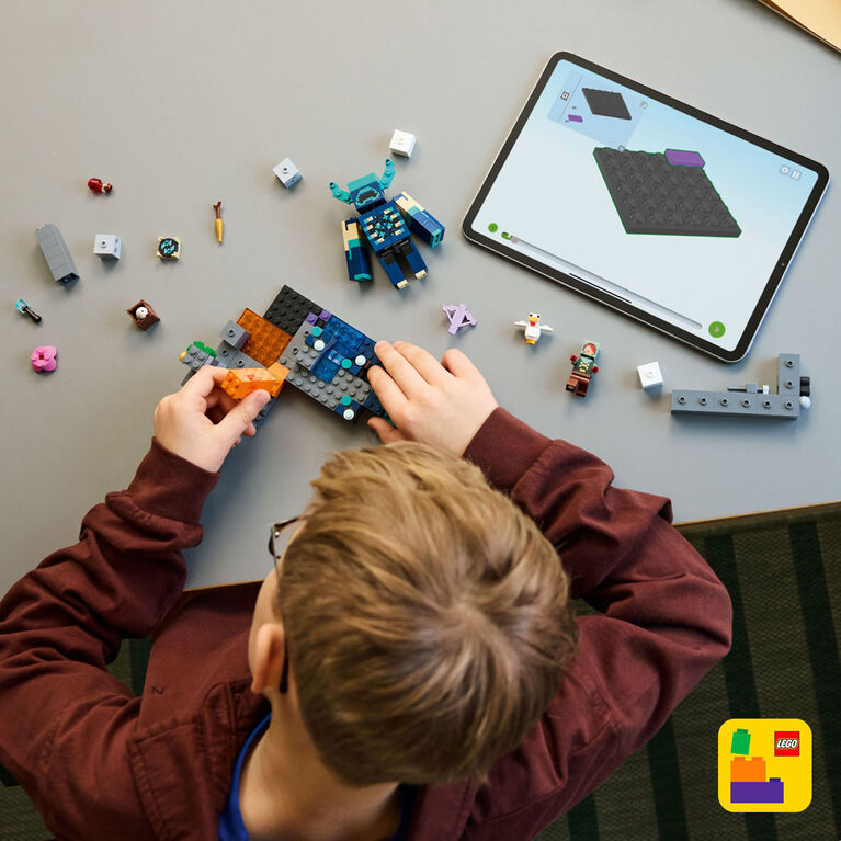 LEGO Minecraft The Warden Encounter Toy for Boys and Girls Ages 7+ - Building Set for Kids - 21274