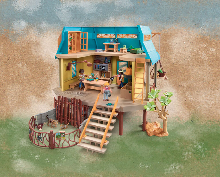 Playmobil - Wiltopia - Centre de recherche avec effet lumineux et boussole