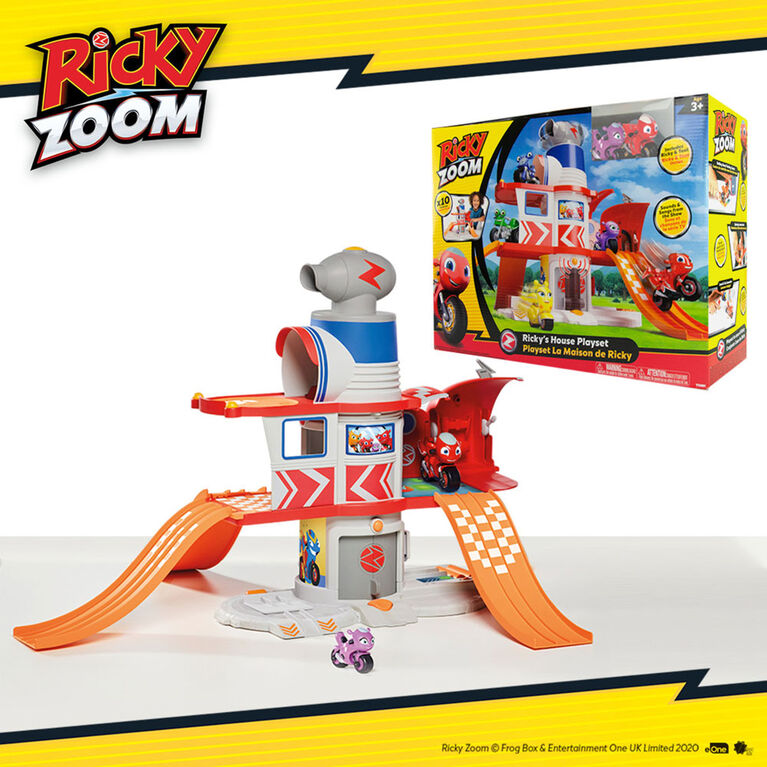 Ricky Zoom Assemblage D Aventure A La Maison De Ricky Siege De Sauvage Avec Plusieurs Niveaux