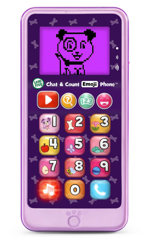 LeapFrog Chat & Count Emoji Phone - Purple - English Edition