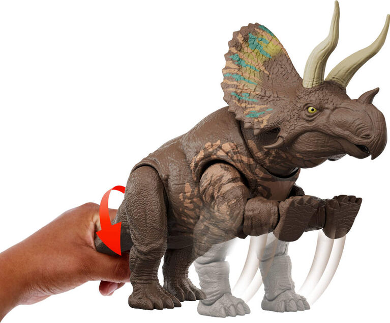 Jurassic World-Eotriceratops-Figurine Méga Prédateurs