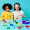 Kinetic Sand, Swirl N' Surprise Playset with 2lbs of Play Sand, Including Red, Blue, Green, Yellow and 4 Tools