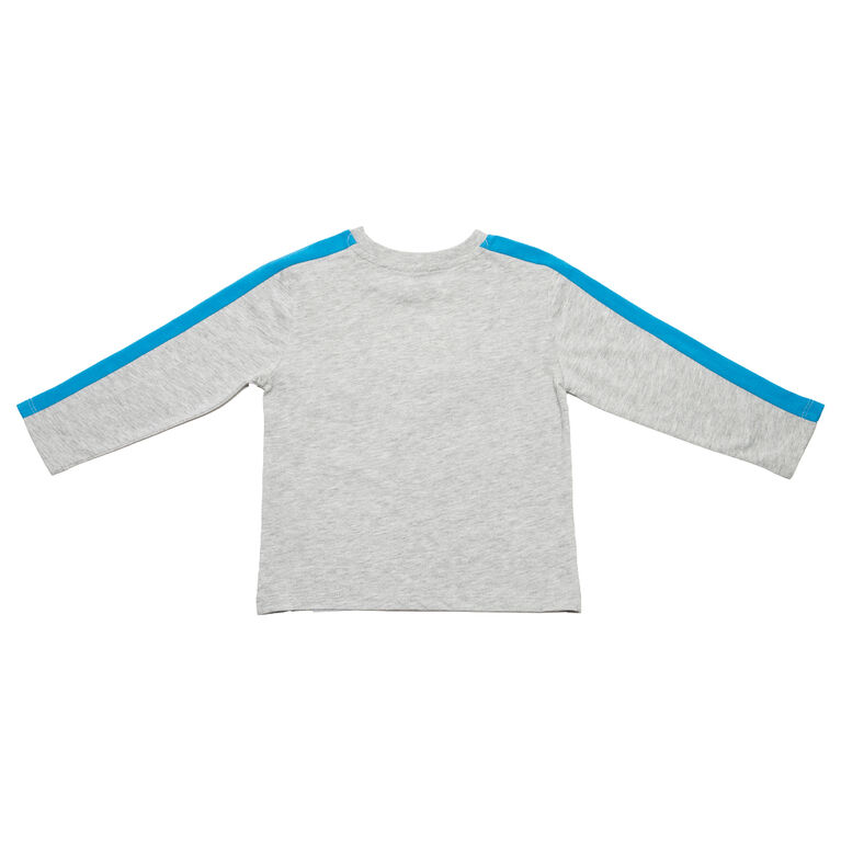 Cocomelon - Long Sleeve - Grey Heather & Blue  - Size 3T - Toys R Us Exclusive