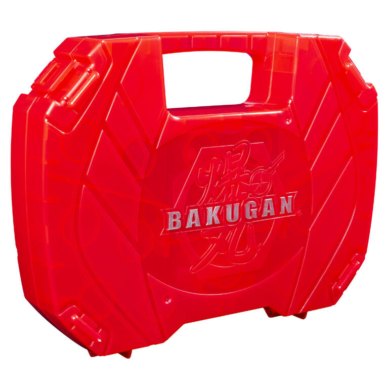 Bakugan, Mallette de rangement Baku-storage (rouge) pour créatures Bakugan à collectionner.