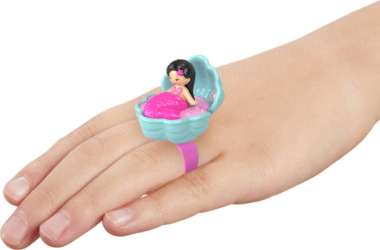 Polly Pocket Collector  Coffret et Bague  Coquillage de Sirène