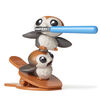 Star Wars Battle Bobblers Porgs Vs Chewbacca Clippable Battling Action Figure