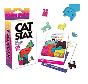 Brainwright - Cat Stax Puzzle Game - English Edition