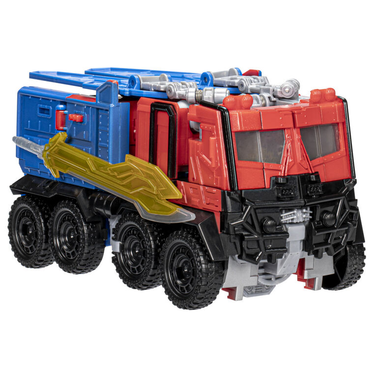Transformers Toys Transformers: Rise of the Beasts Movie, Beast-Mode Optimus Prime Action Figure, 10-inch - English Edition