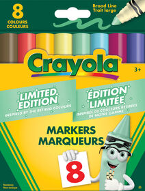 Crayola Limited Edition Broad Line Markers, 8 Count
