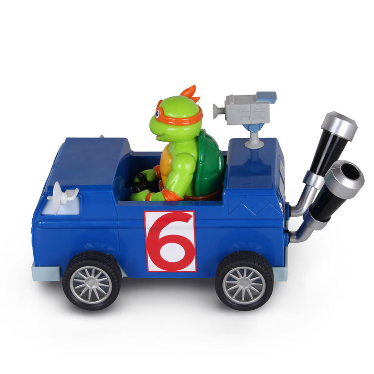 Voiture télécommandée NKOK TMNT Michaelangelo Channel Six