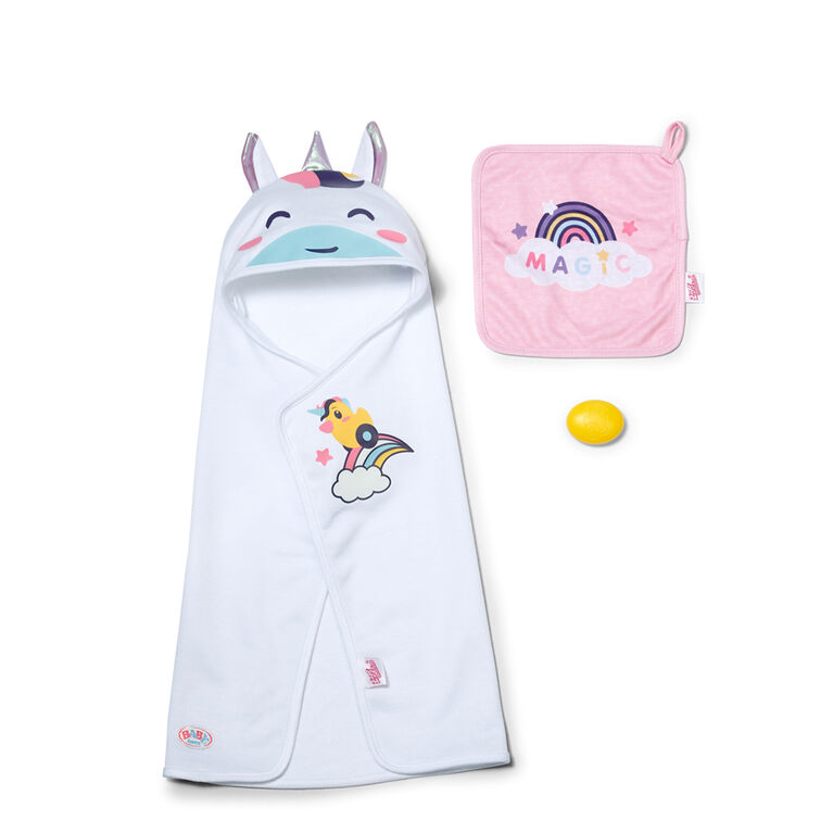 BABY born Hooded Towel Set