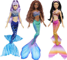 Disney The Little Mermaid Ariel and Sisters Doll Set with 3 Fashion Mermaid Dolls