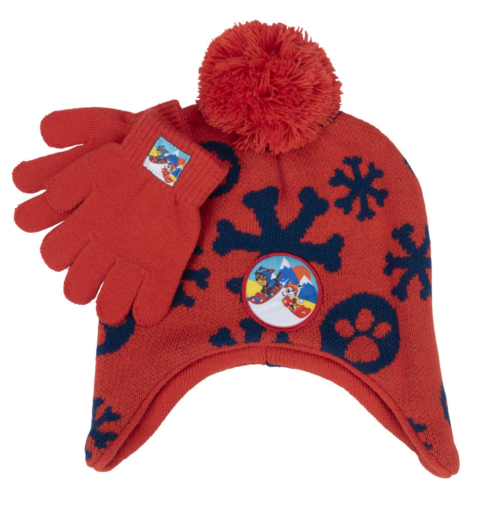 Paw Patrol Peruvian Hat and Glove Set