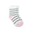 Chloe + Ethan - Toddler Socks, Grey Stripes