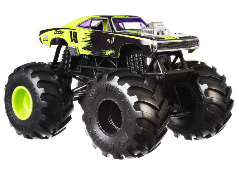 Hot Wheels Monster Trucks Dodge Charger R/T 1:24 Scale