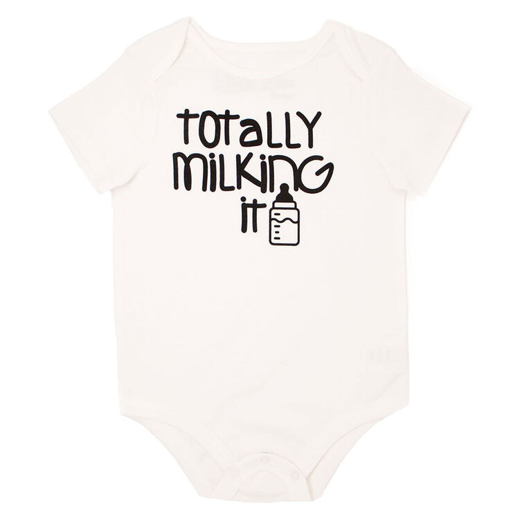 Novel Tees Bodysuit White 0-3 Months