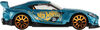 Hot Wheels 1:64 Scale Die-Cast Toy Car or Truck with Turquoise- & Copper-Colored Deco (Styles May Vary)
