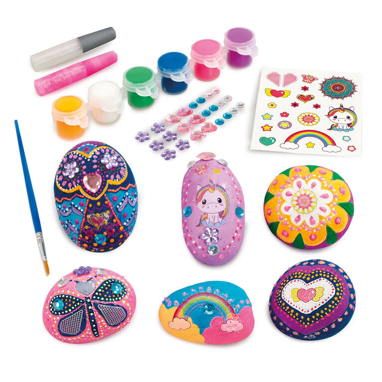 Out to Impress Neon Pebble Painting - R Exclusive