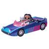 Voiture LOL Surprise Dance Machine avec poupée exclusive, piscine surprise et piste de danse, lampe à lumière noire magique et multicolore