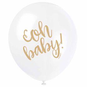 "Oh Baby" 12" Ballons, 8un - Édition anglaise