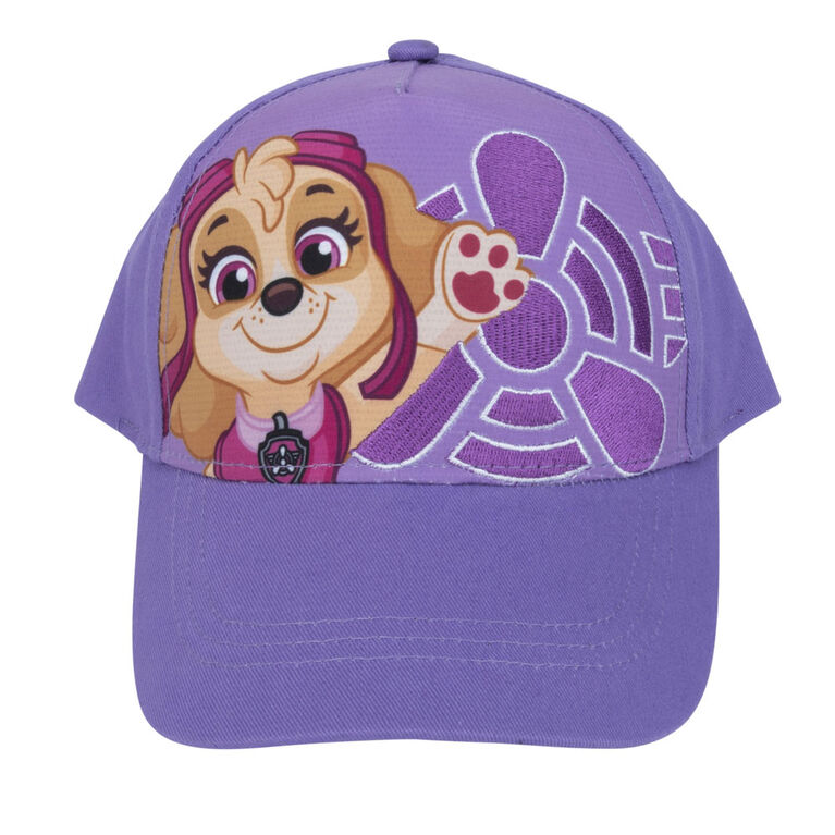 Nickelodeon Paw Patrol Kids Baseball Cap  - Skye With Badge Pink