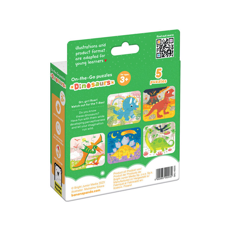 On-The-Go- 45 Puzzle- Dinosaurs