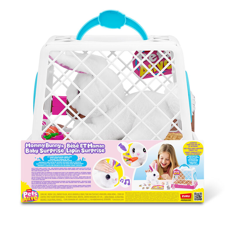 Pets Alive Mommy Bunny & Baby Surprise By ZURU.