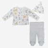 Disney Classic Cardigan Set Grey 6/9M