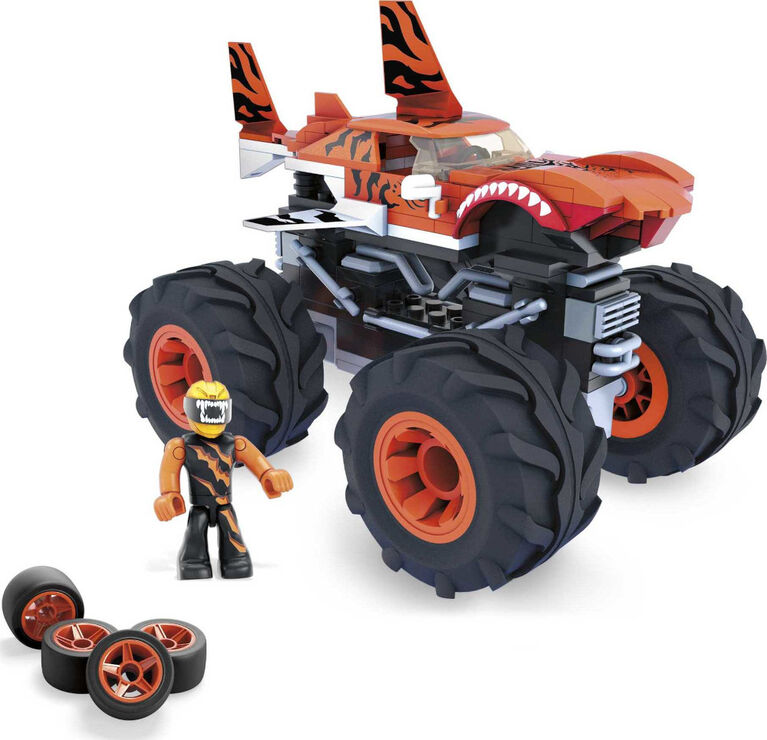 Mega Construx Hot Wheels Tiger Shark Monster Truck