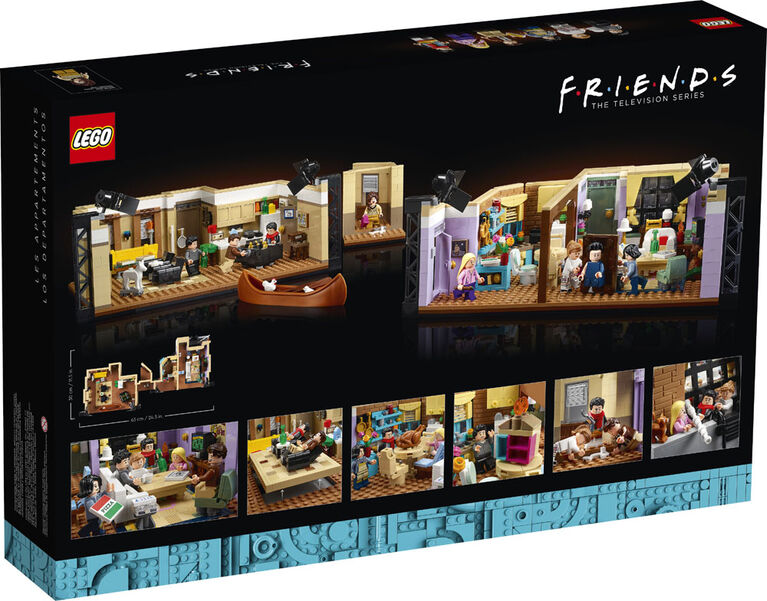 LEGO Les appartements de Friends 10292 Ensemble de construction (2 048 pièces)