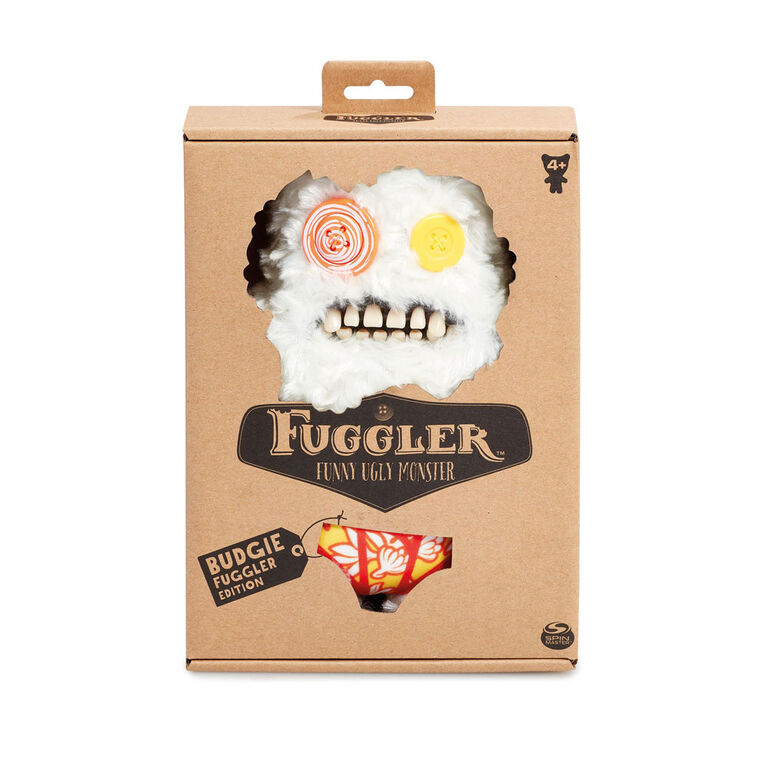 Fuggler 9" Funny Ugly Monster - Budgie Fuggler Sasquoosh (White) - R Exclusive