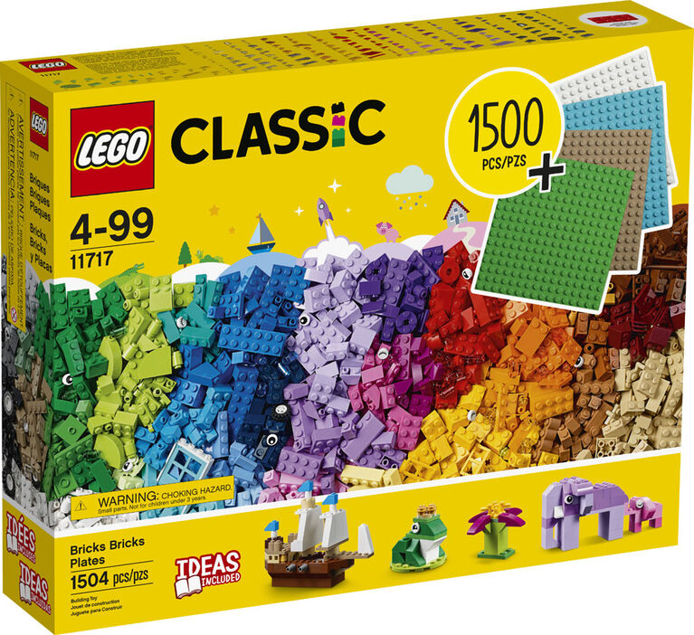 LEGO Classic Briques Briques Plaques 11717 - Notre exclusivité (1504 pièces)