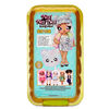 Na Na Na Surprise 2-in-1 Fashion Doll and Metallic Purse Glam Series - Ari Prism, Doll in Prismatic Sliver Dress and Hat with Bear Purse