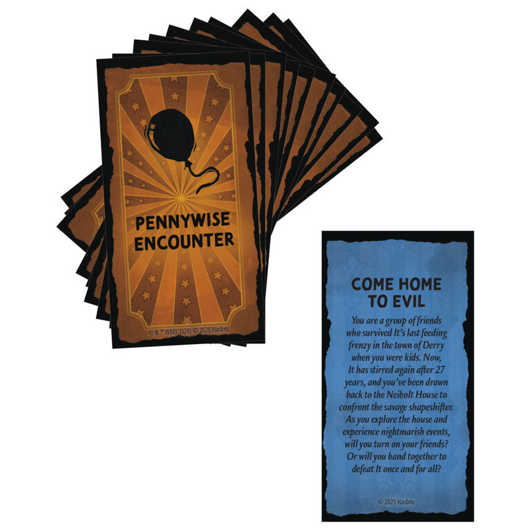 Avalon Hill Betrayal at the Neibolt House: The Evil of Pennywise, extension de jeu (n&eacute;cessite Betrayal at House on the Hill 3e &eacute;dition) - &Eacute;dition anglaise