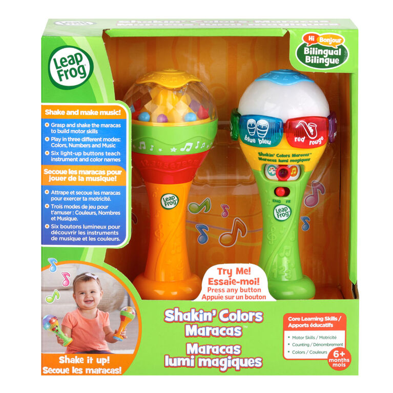 LeapFrog Learn & Groove Shakin' Colors Maracas Bilingual Edition